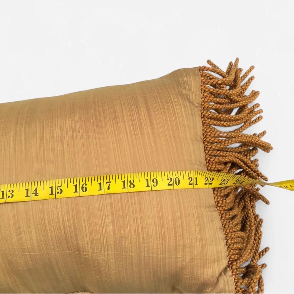 Vintage Tapestry Boho Indie Western Fringe Tassels Long Throw Pillow Home Decor